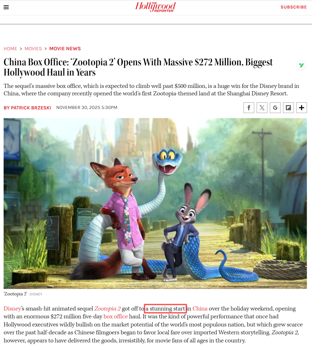  疯狂动物城2 中国市场表现 _疯狂动物城2_疯狂动物城2 内地票房纪录 